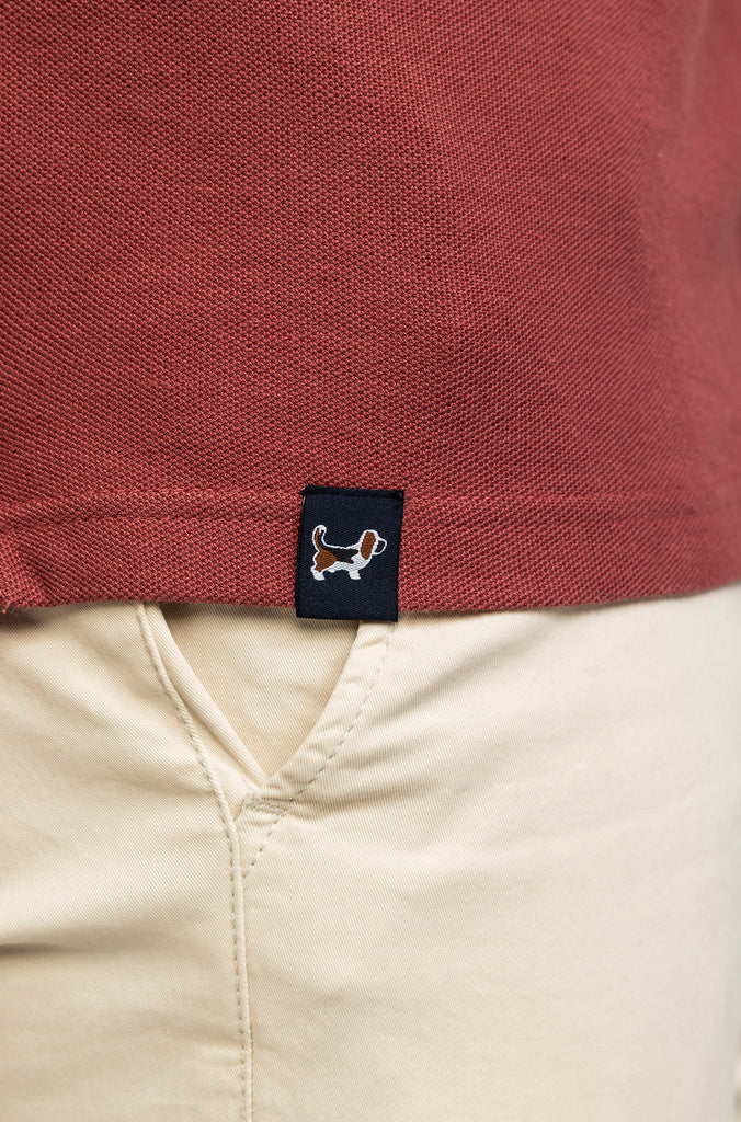 Polo Básico Brandon Burgundy