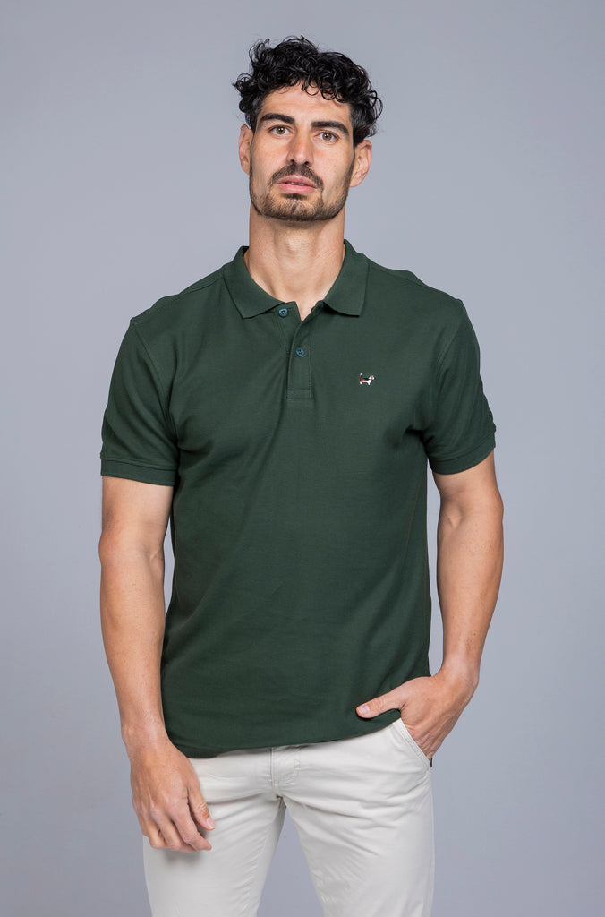 Polo Básico Telde Verde Botella.