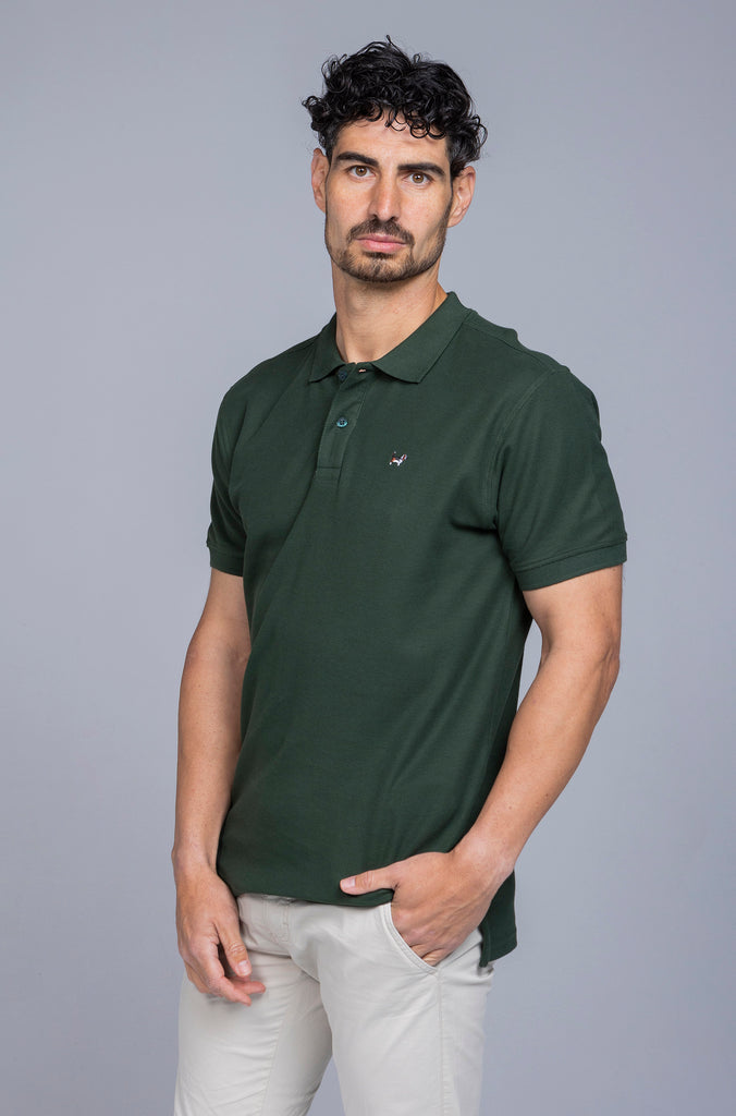 Polo Básico Telde Verde Botella.