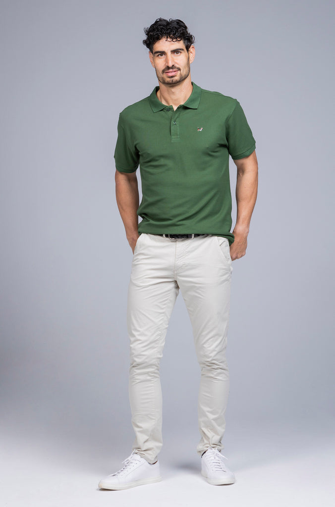 Polo Básico Telde Verde Musgo