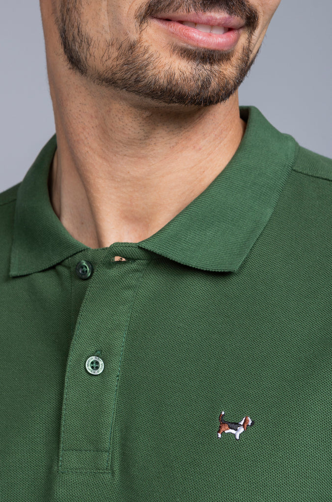 Polo Básico Telde Verde Musgo