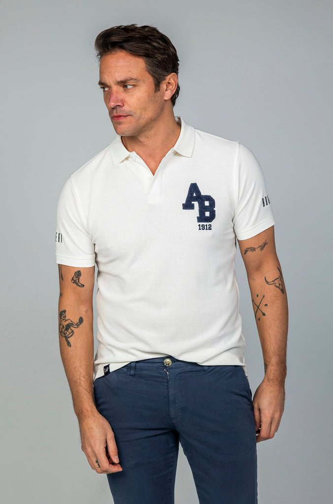 Polo Pique AB Blanco