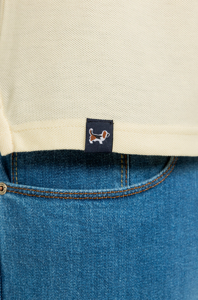 Polo Bicolor Crema
