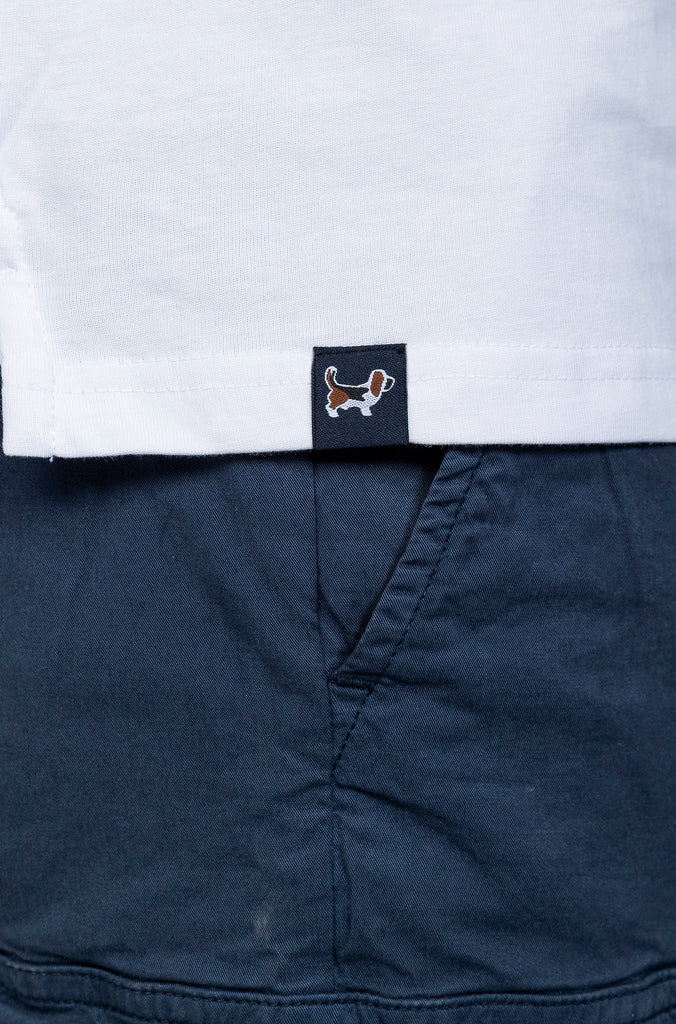 Camiseta Cuello Polo Blanco