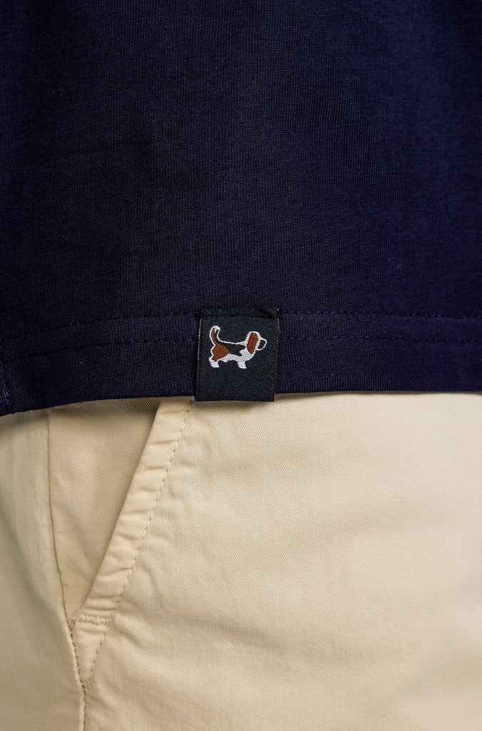 Camiseta Cuello Polo Marino