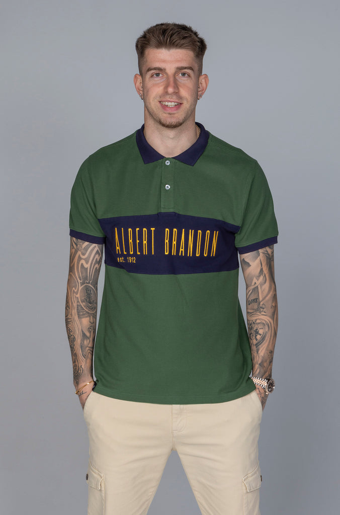 Polo Rugby Verde Botella
