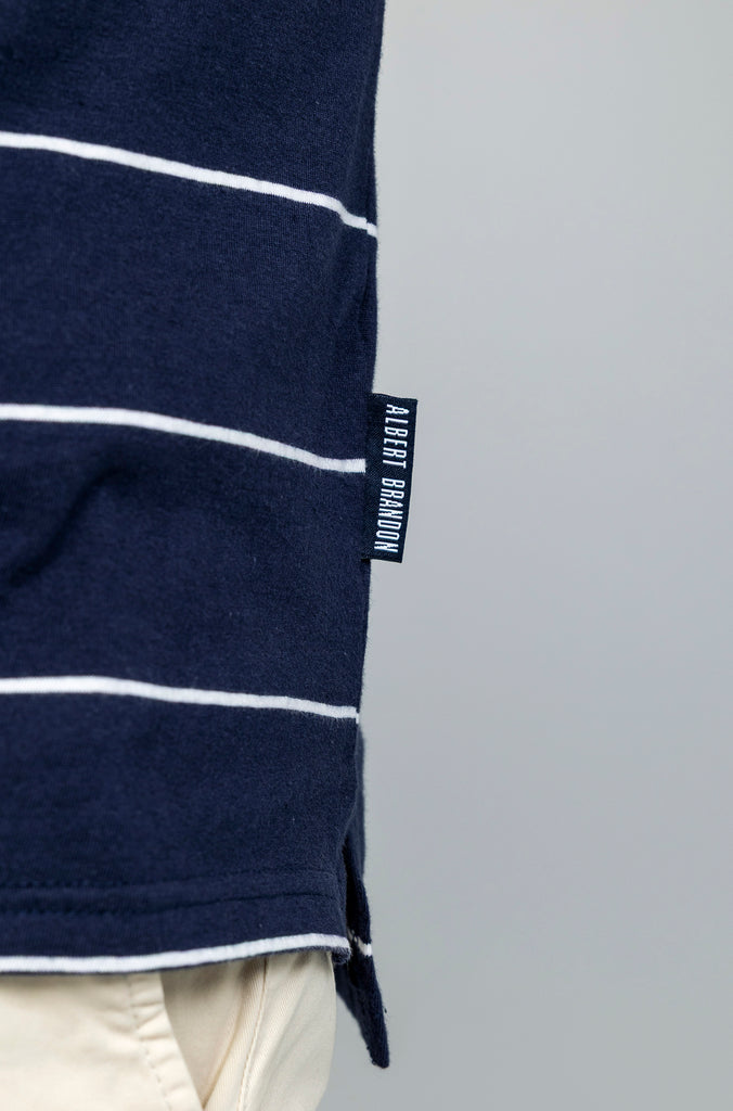 Polo Tricot Raya Blanca Fondo Marino