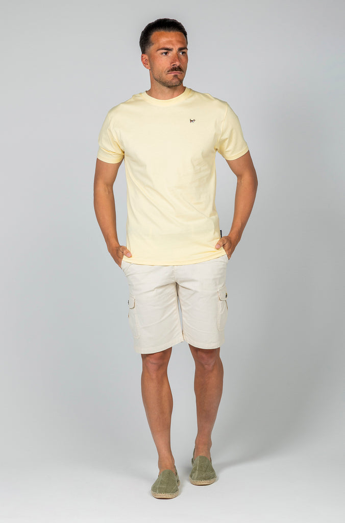 Camiseta Básica Brandon Amarilla