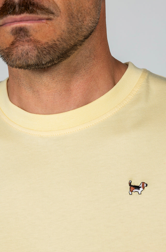 Camiseta Básica Brandon Amarilla