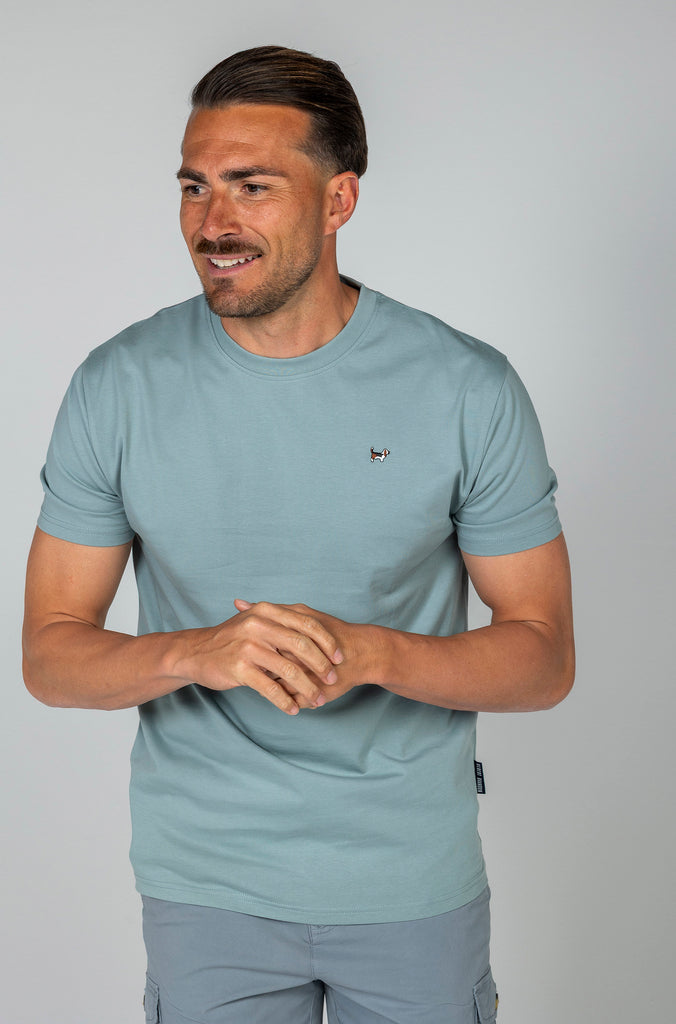 Camiseta Básica Brandon Azul Soft