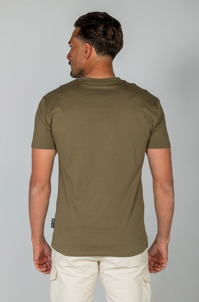 Camiseta Básica Brandon Kaki