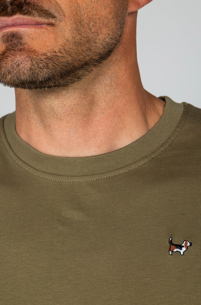 Camiseta Básica Brandon Kaki