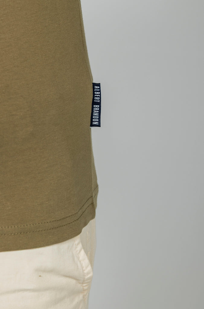 Camiseta Básica Brandon Kaki