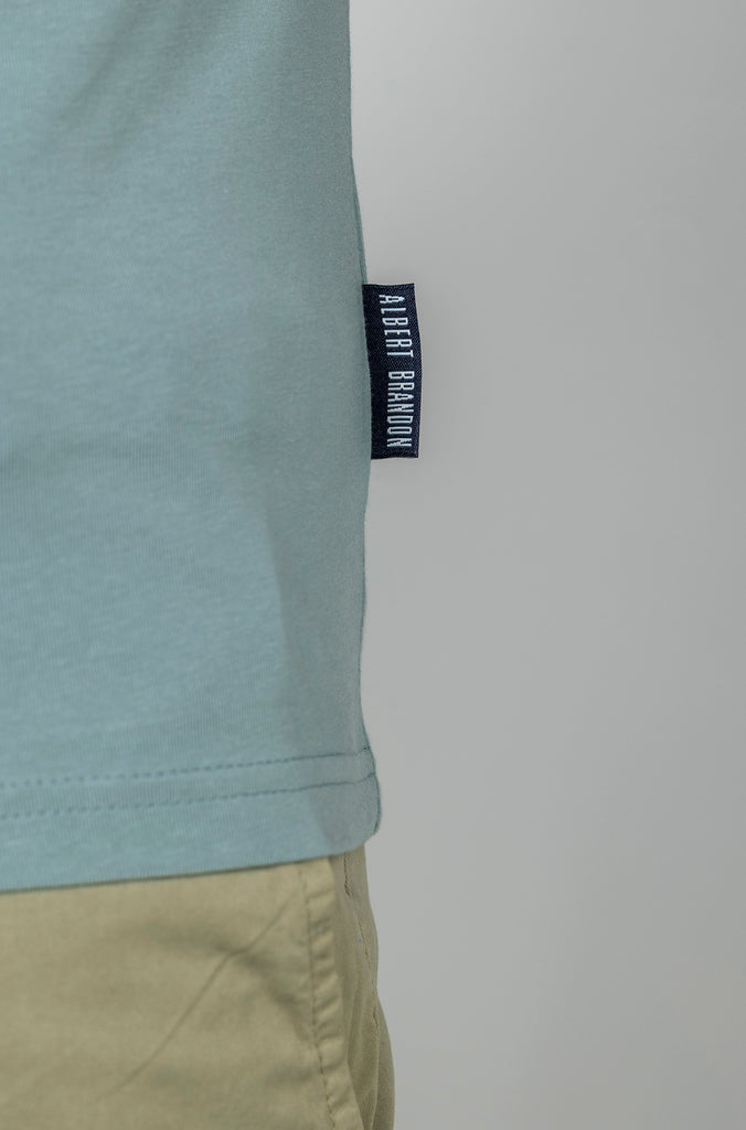 Camiseta Soft Azul Brandon Brand Bordada