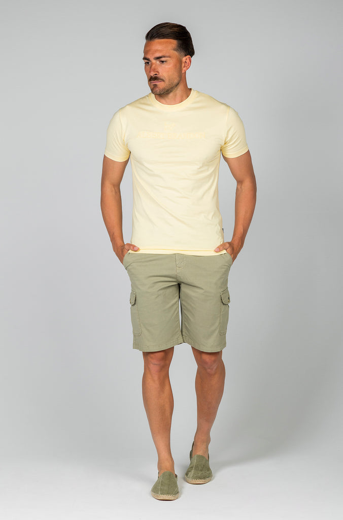 Camiseta Amarilla Brandon Brand Bordada