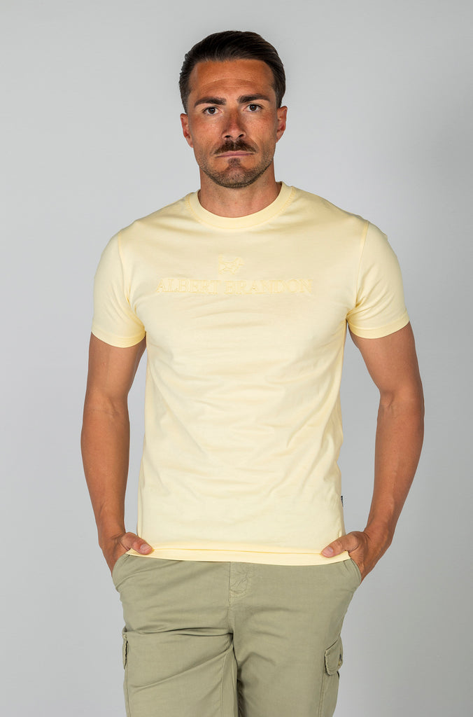 Camiseta Amarilla Brandon Brand Bordada