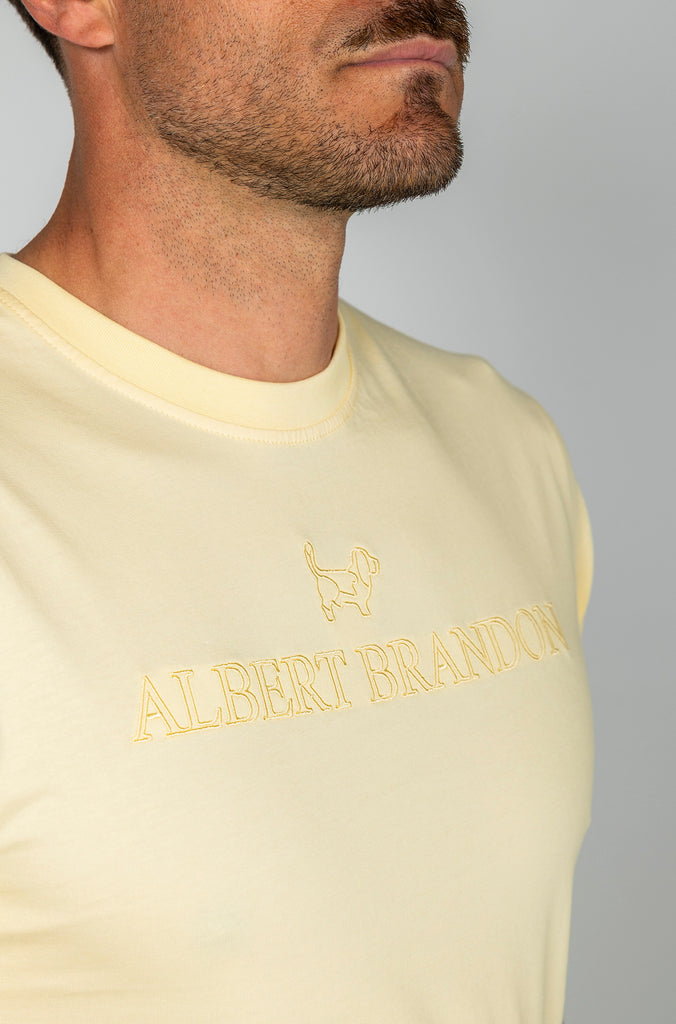 Camiseta Amarilla Brandon Brand Bordada