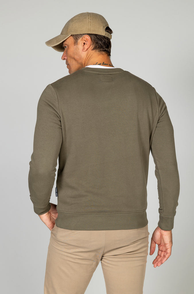 Sudadera Brandon flock verde