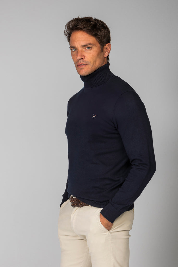 Jersey Cuello Cisne Marino
