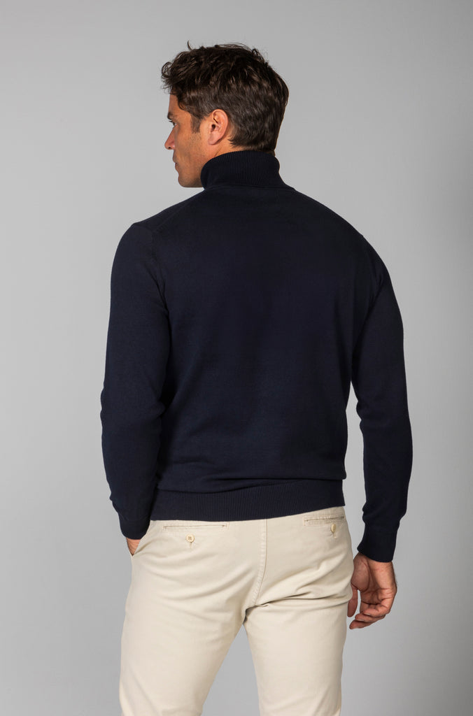 Jersey Cuello Cisne Marino
