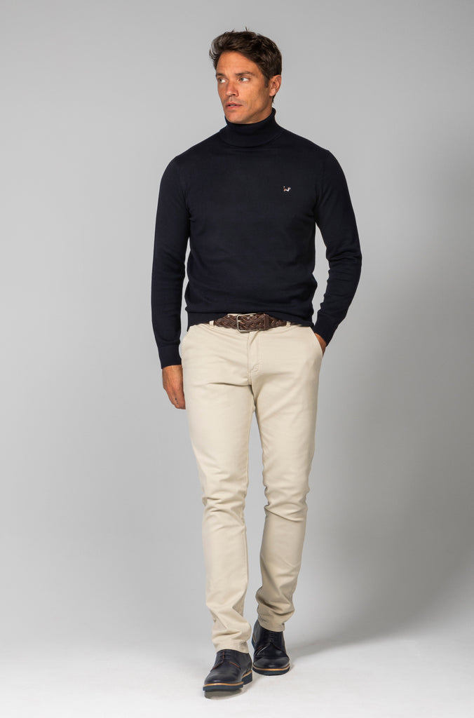 Jersey Cuello Cisne Marino