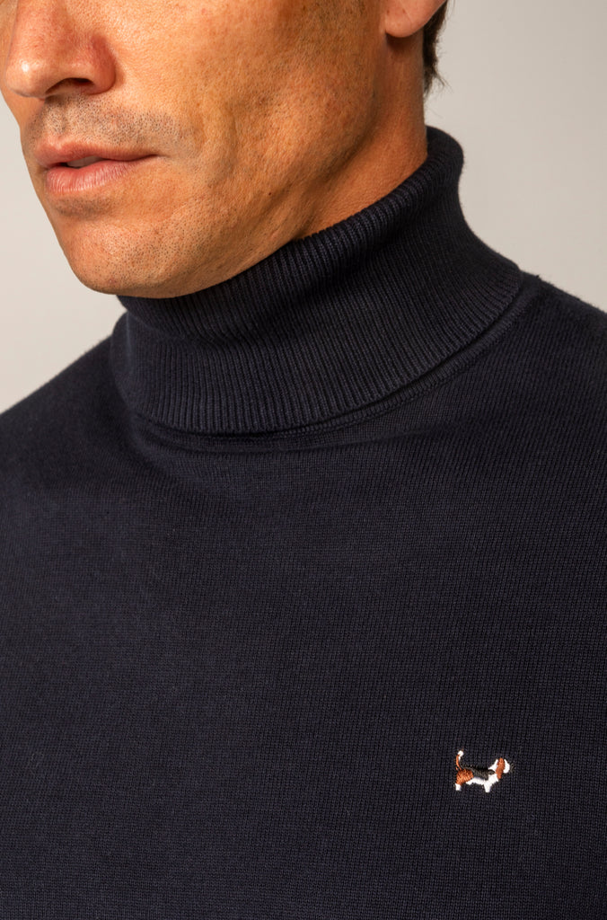 Jersey Cuello Cisne Marino