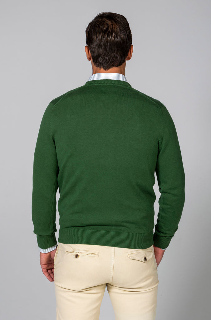 Jersey Cotton Cashmere Verde Medio
