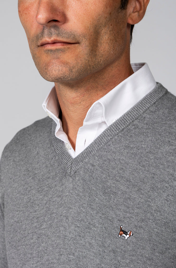 Jersey Cotton Cashmere Gris