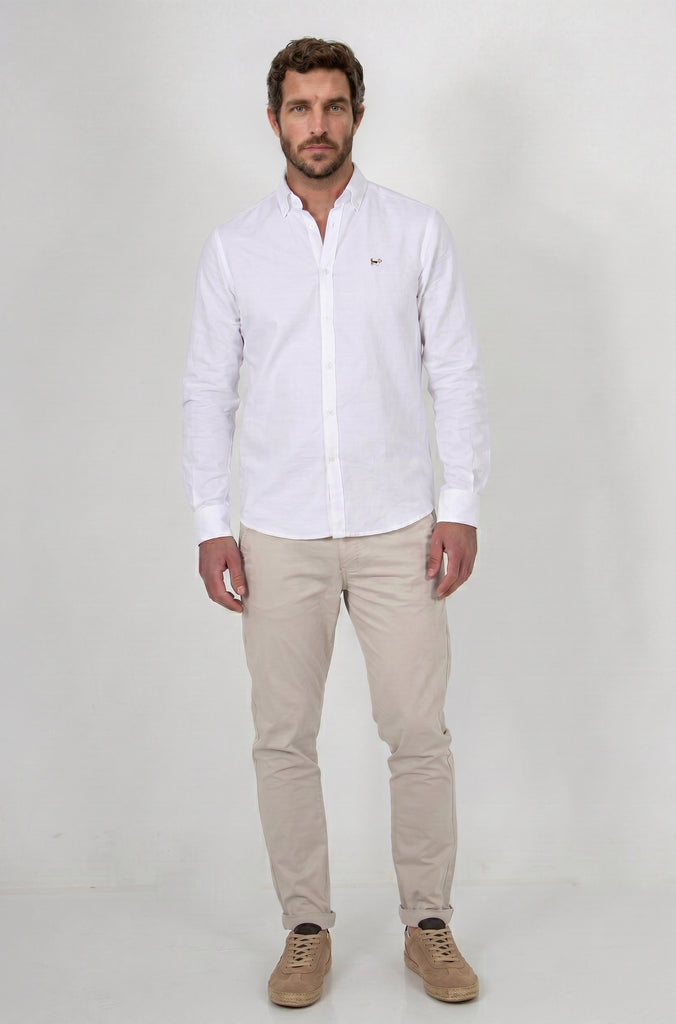Pantalón Básico Elástico Piedra
