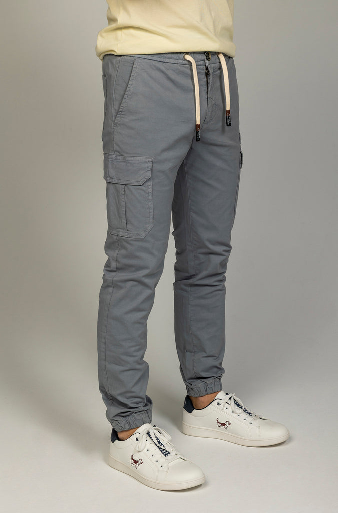 Pantalón Jogger Cargo Índigo Goma Soft