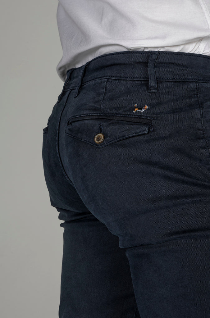 Pantalón Chino Slim Marino