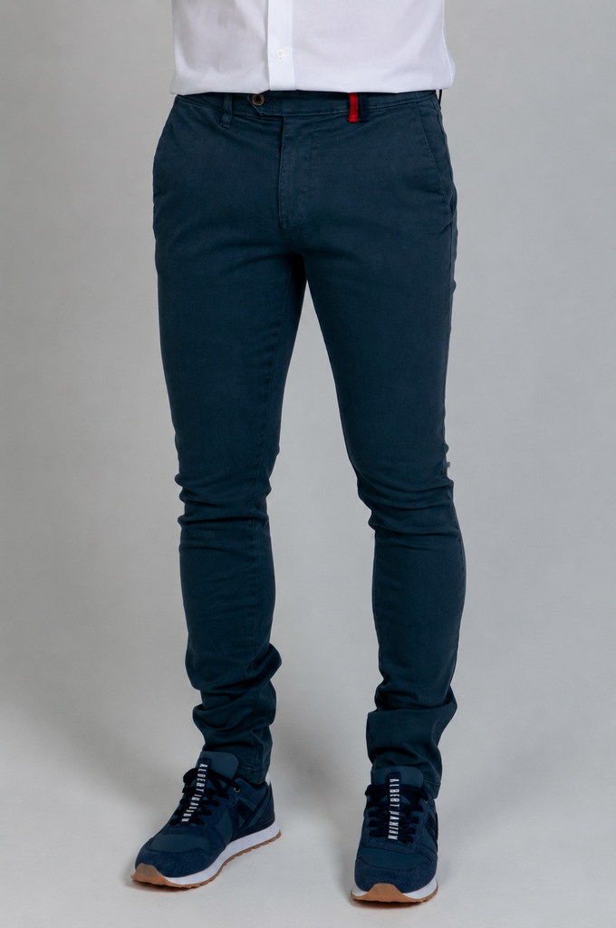 Pantalón Chino Slim Índigo