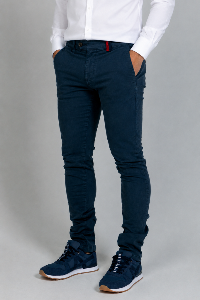 Pantalón Chino Slim Índigo