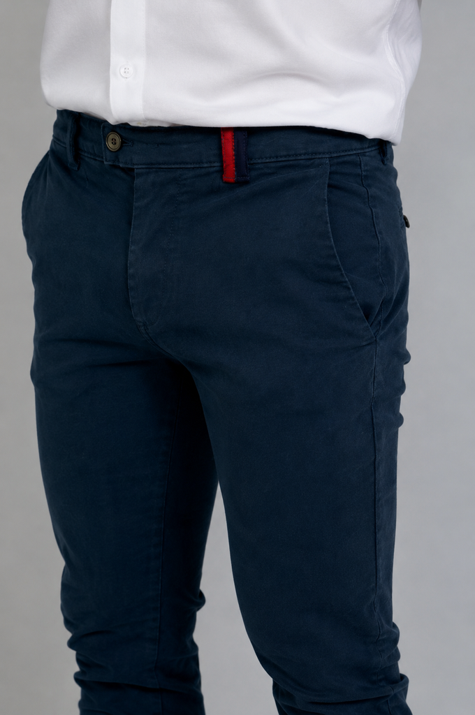 Pantalón Chino Slim Índigo