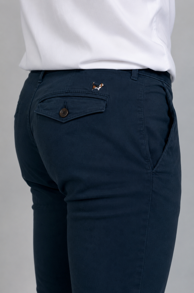 Pantalón Chino Slim Índigo