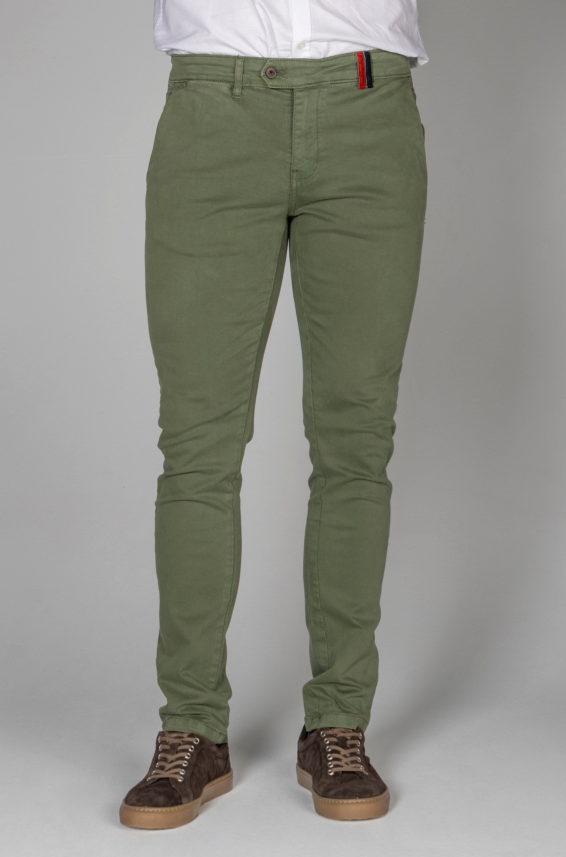 Pantalon Chino Slim Kaki Albert Brandon