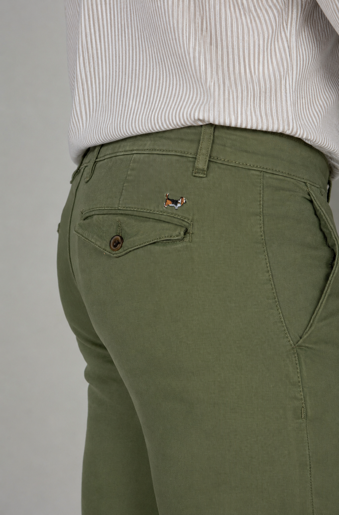 Pantalón Chino Slim Kaki