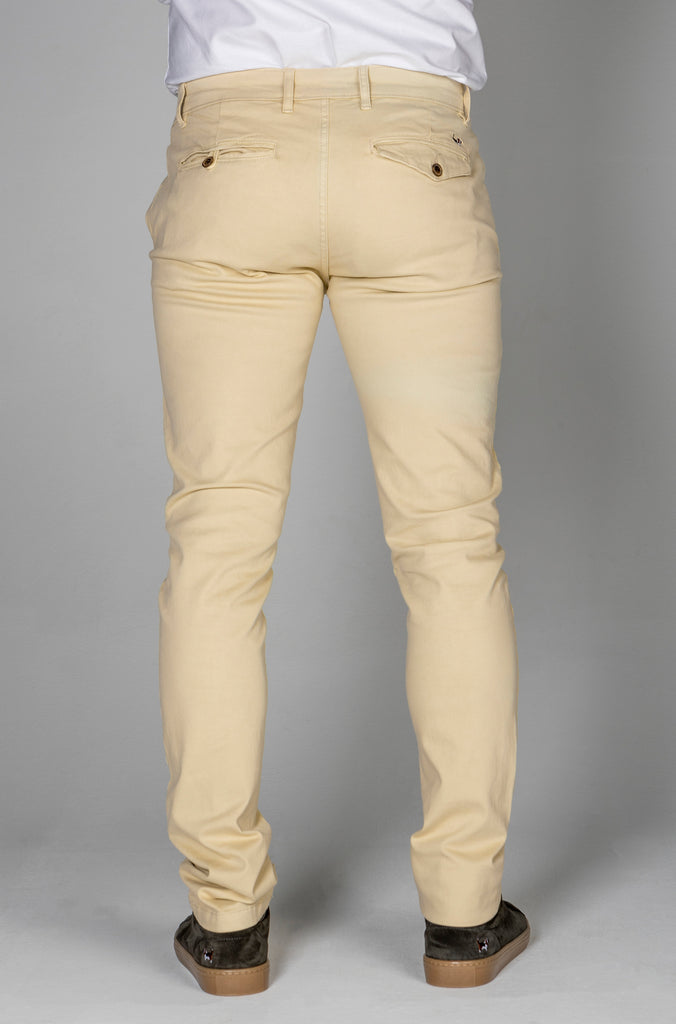Pantalón Chino Slim Beige
