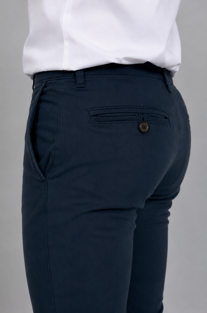 Pantalón Chino Slim Índigo