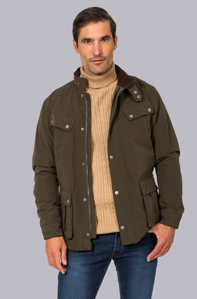 Deportiva Barbour Kaki