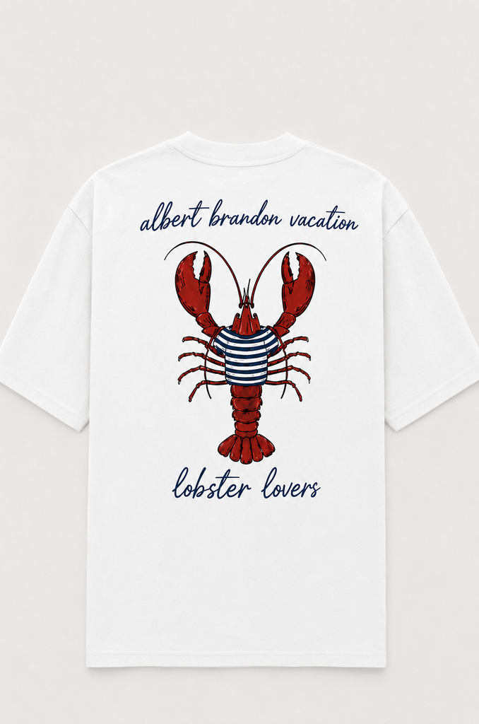 Camiseta brandon lobster blanca