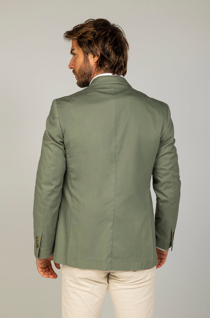 Americana Tokio Algodón Verde Medio