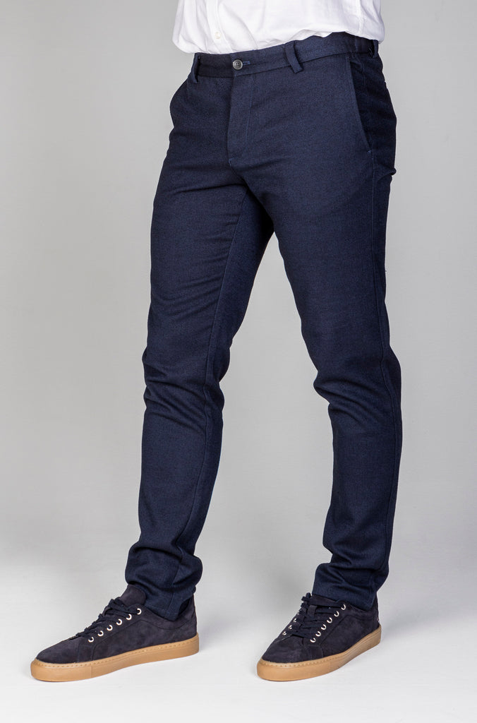 Pantalón Chino Jogger Espiga Marino