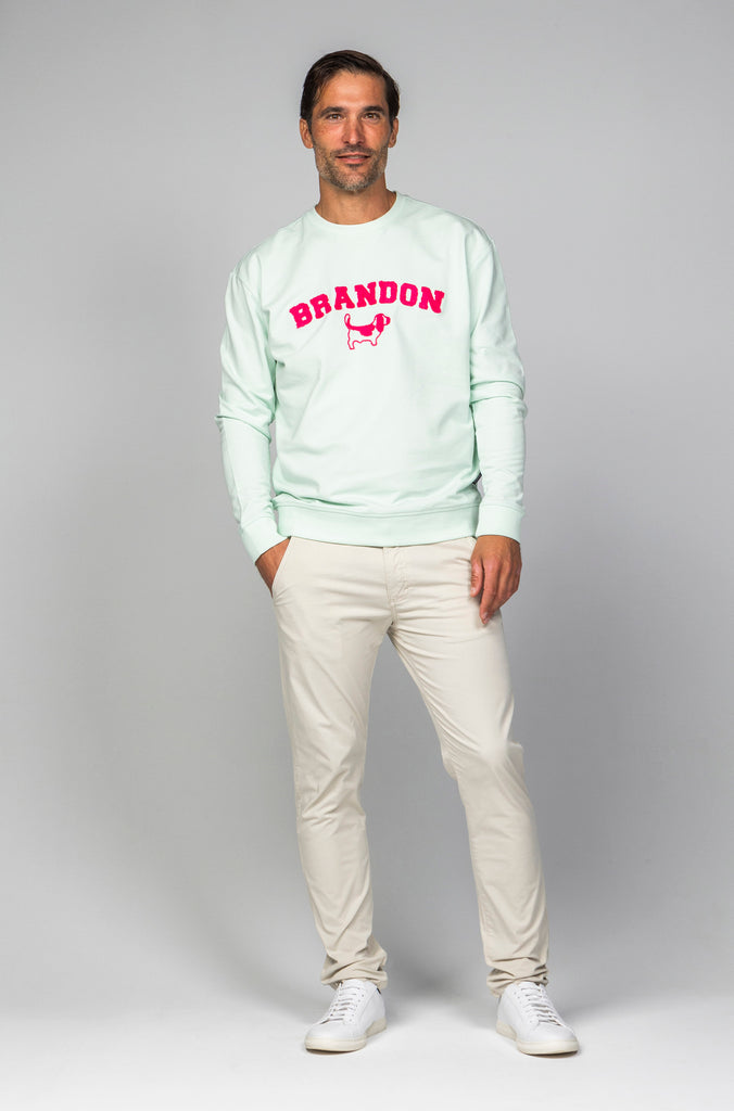 Sudadera Aqua Brandon Club Azul Turquesa