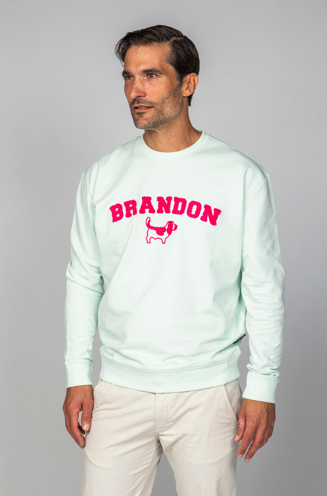 Sudadera Aqua Brandon Club Azul Turquesa