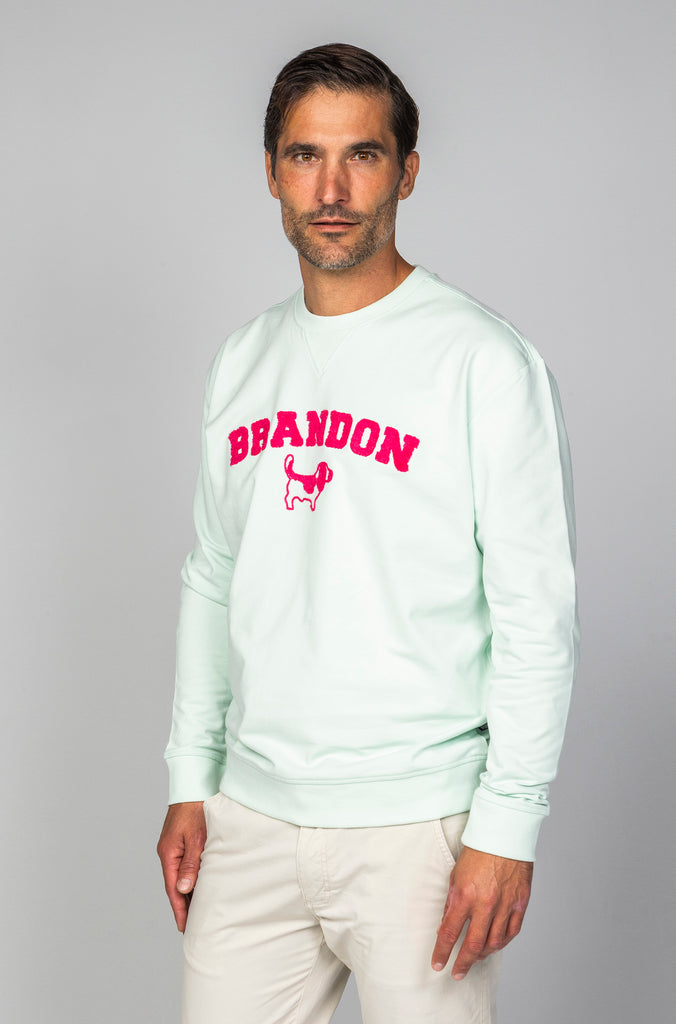 Sudadera Aqua Brandon Club Azul Turquesa