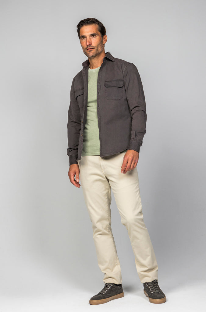 Sobrecamisa Icaria Garment Dyed  Gris Marengo
