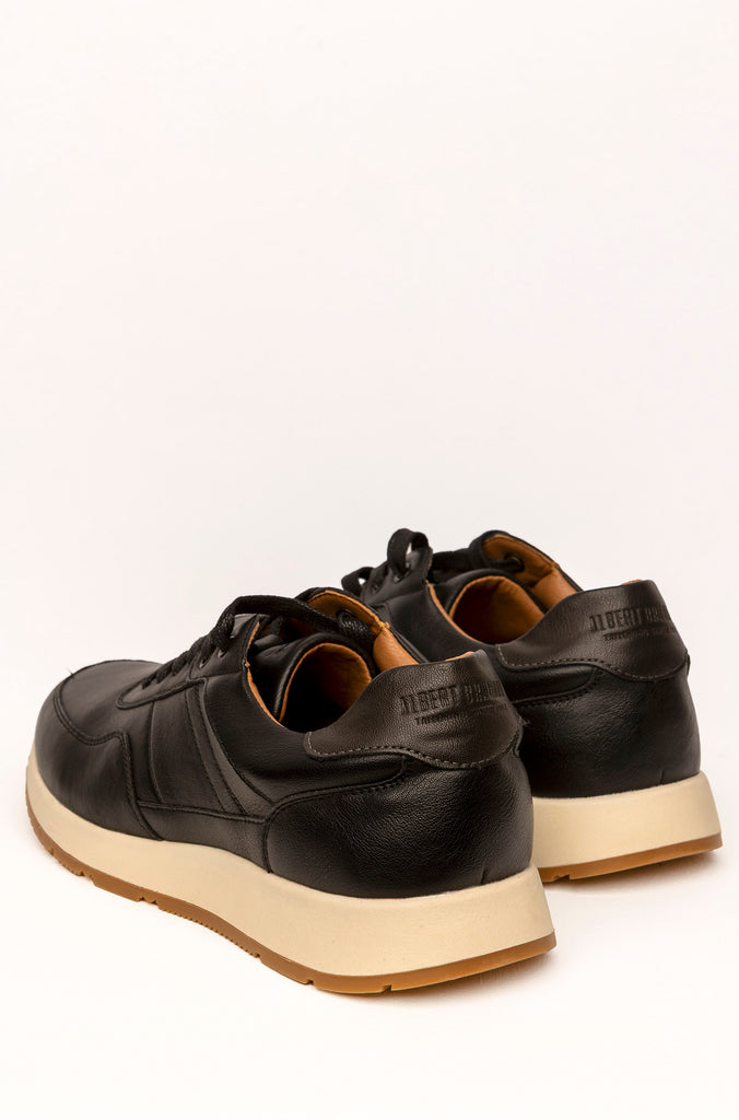 ZAPATILLA SPORT POLIPIEL NEGRA
