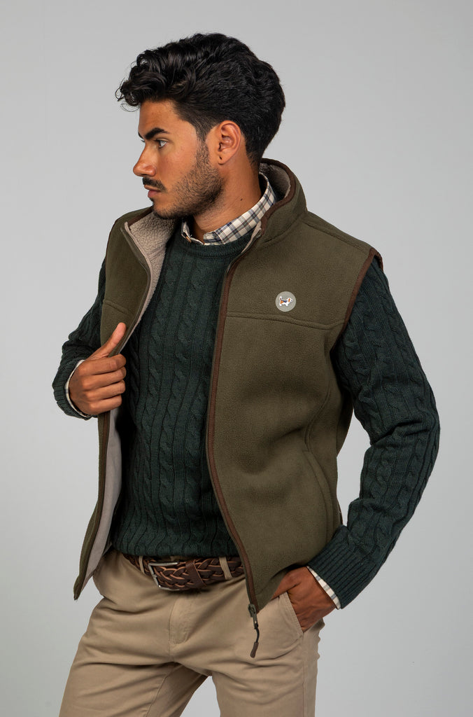 Chaleco Polar Verde