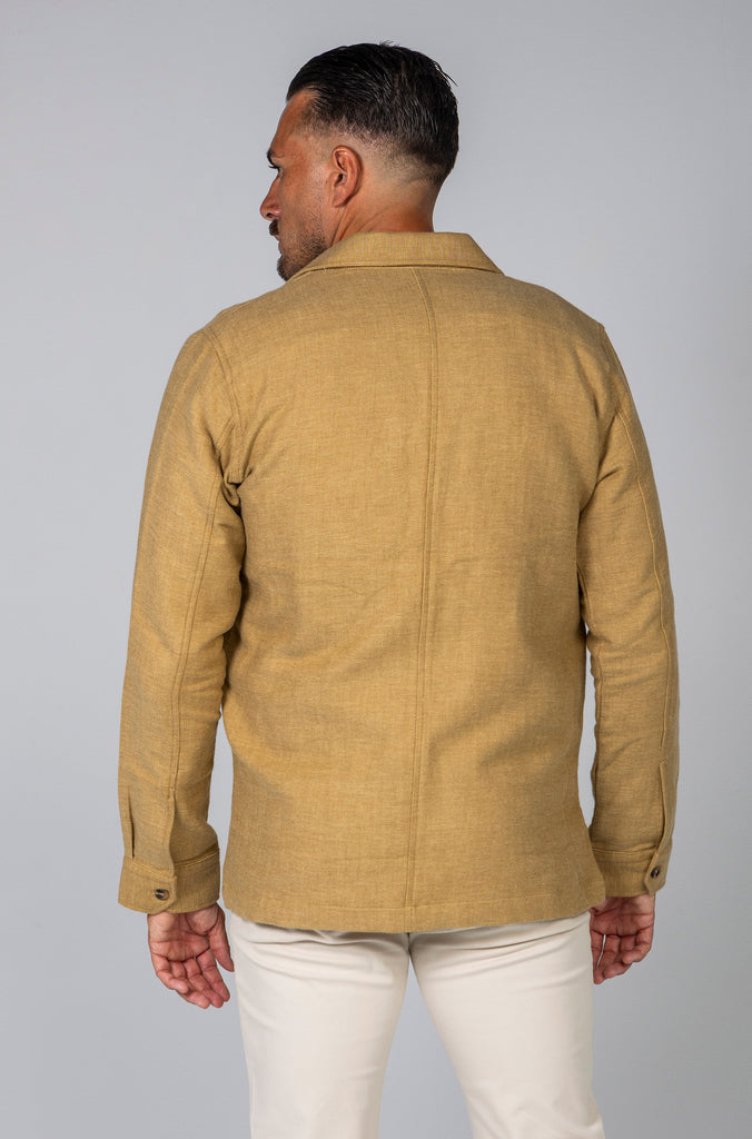 Sahariana HERRINGBONE espiga doble bolsillo